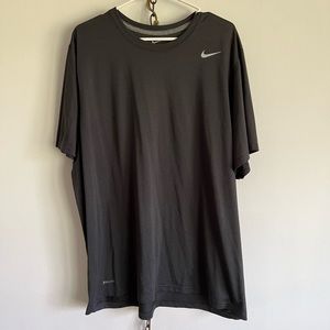 NIKE DRI-FIT T-shirt Grey. Size XXL